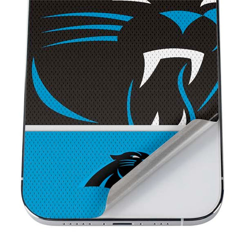 NFL Carolina Panthers Zone Block iPhone 12 Pro Skin